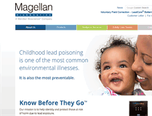 Tablet Screenshot of magellanbio.com